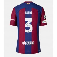 Barcelona Alejandro Balde #3 Hjemmedrakt 2023-24 Kortermet